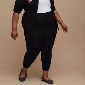 Torrid Retro Chic Skinny Ponte High Rise Pants